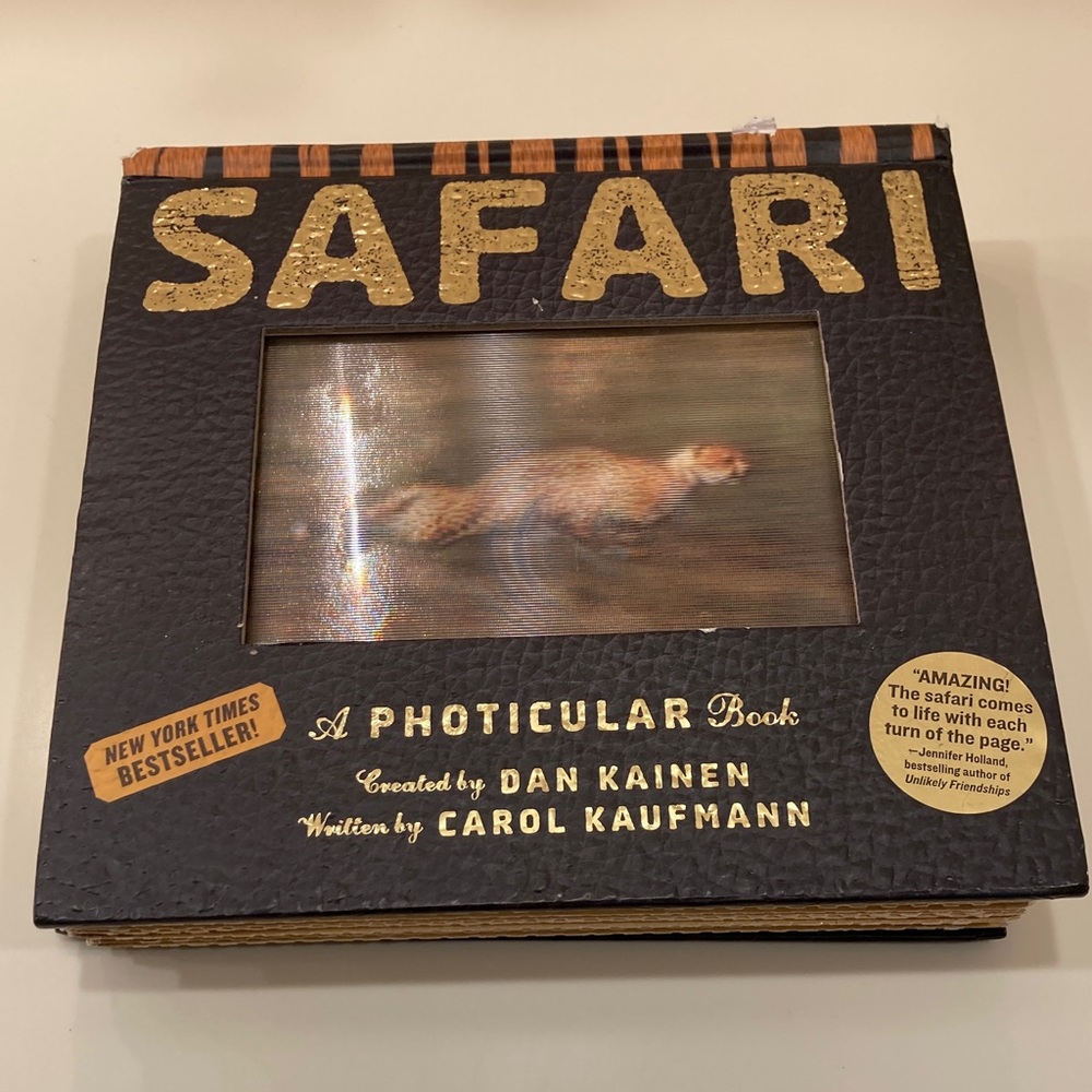 Safari Photicular Book - Black and Gold